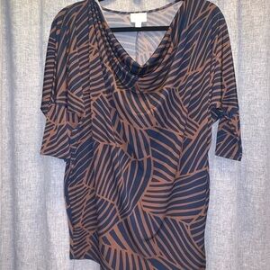 *Womens Misia cowlneck batwing top medium